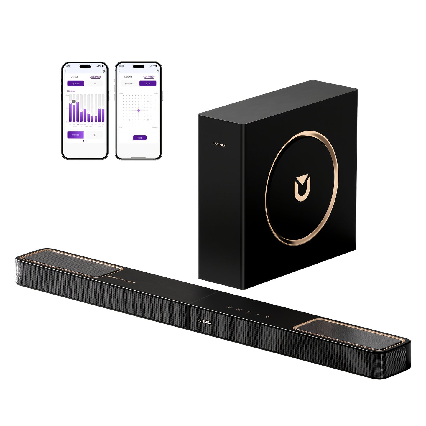 Soundbar – Home Cinema Systeem – Surround Geluidssysteem – Bluetooth Speaker – TV Speaker – Dolby Atmos 3.1.2 Kanaals – 300W Pieken Vermogen – VoiceMX Dialoogverbetering