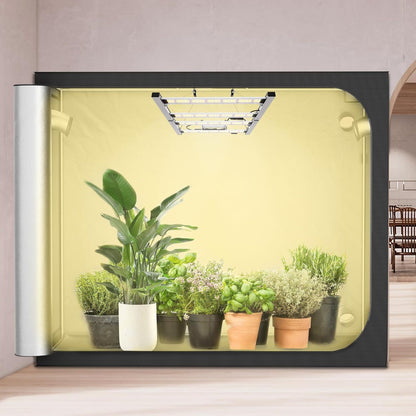 200W LED Plant Lamp – Vouwbare Plantenspot – Groeilamp Binnen – Volledig Spectrum Kweeklamp – Dimbaar 0-100% – Aluminium Behuizing – 16000 Lumen Lichtopbrengst
