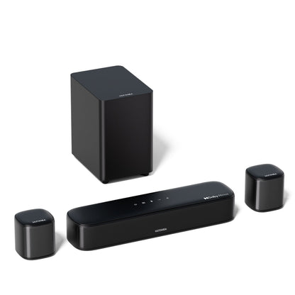 5.1 Surround Sound Systeem – Soundbar – Home Cinema Systeem – TV Geluidssysteem – Draadloos Speaker Systeem – Dolby Atmos – Subwoofer Met Bassboost – App Met 121 Geluidsinstellingen