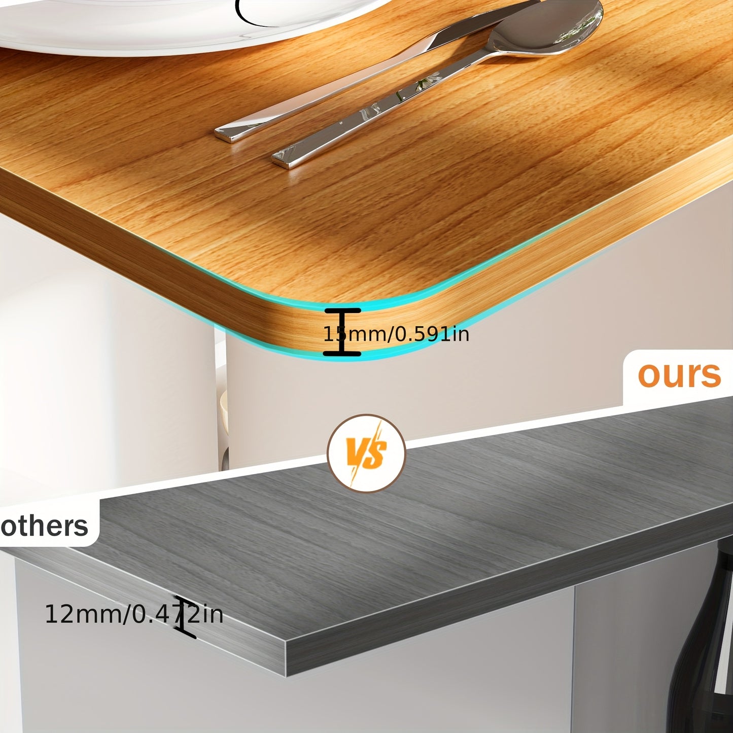 Inklapbare Eettafel – Vouwtafel – Opklapbare Tafel – Mobiele Werktafel – Klaptafel – Gele Variant – Uitbreidbaar Tafelblad – Wieltjes Met Remmen