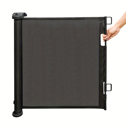 Traphekje – Veiligheidshekje – Kinderhekje – Hondenhek – Uittrekbaar Hek – Vrijstaand – Uitbreidbaar tot 180 cm – Hoogte 86 cm Mesh