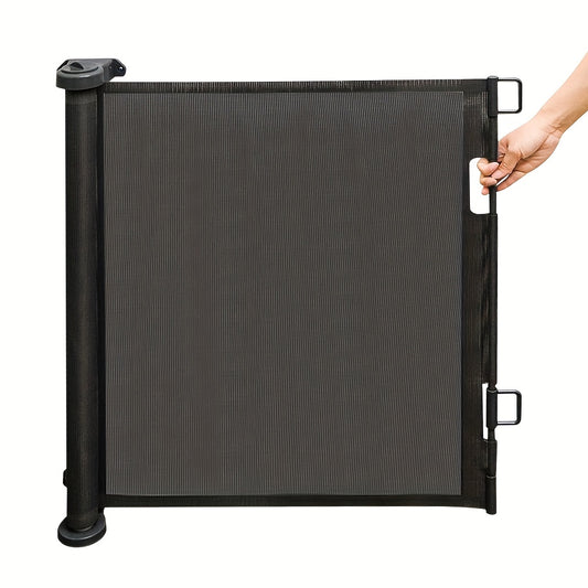 Traphekje – Veiligheidshekje – Kinderhekje – Hondenhek – Uittrekbaar Hek – Vrijstaand – Uitbreidbaar tot 180 cm – Hoogte 86 cm Mesh
