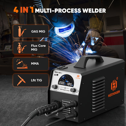 Lasapparaat – MIG Lasmachine – TIG Lasser – MMA Lasapparaat – Elektrode Lasser – Synergetische Besturing – Groot Kleurendisplay