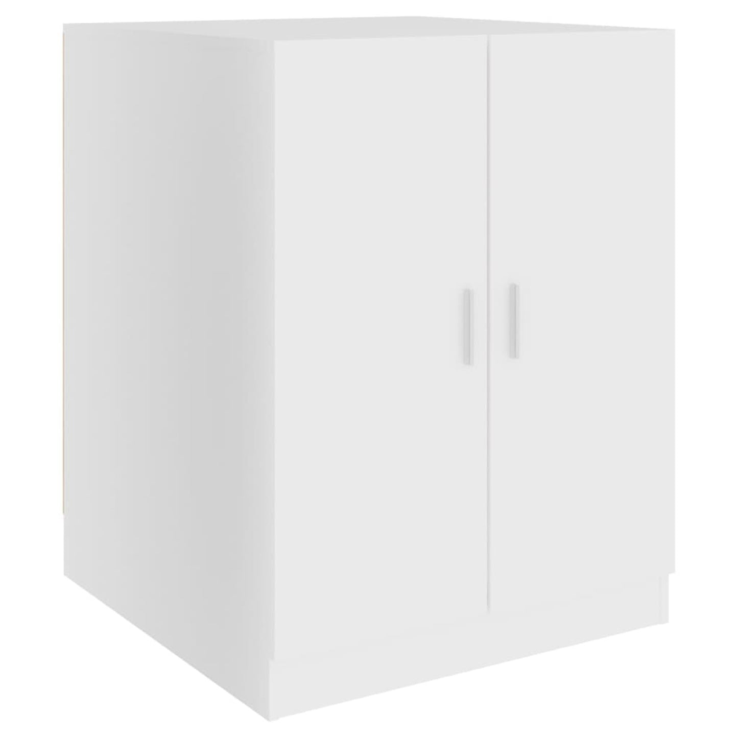 Wasmachinekast – Wasmachine Meubel – Wasmachine Ombouw – Wasmachine Opberger – Opbergkast – Wit – 71x71,5x91,5 cm – Ruimtebesparend en Duurzaam