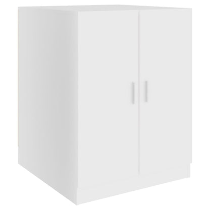 Wasmachinekast – Wasmachine Meubel – Wasmachine Ombouw – Wasmachine Opberger – Opbergkast – Wit – 71x71,5x91,5 cm – Ruimtebesparend en Duurzaam