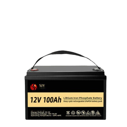 LiFePO4 batterij – Lithium accu – Camper accu – Solar accu – Boot accu – 12V 100Ah capaciteit – Smart BMS met LCD display