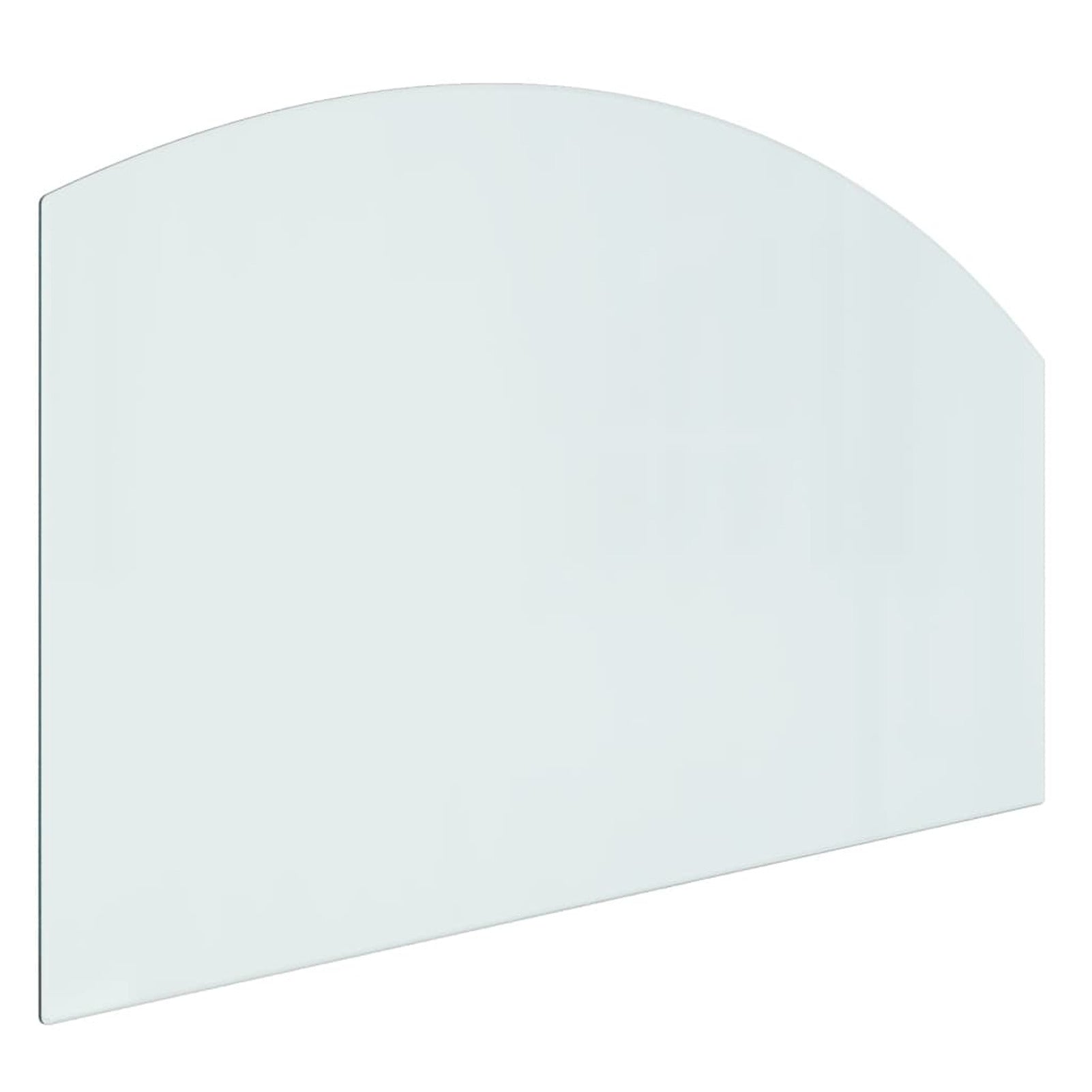 Haardvloerglas – Vloerbeschermer – Glasplaat – Hittebestendig Glas – Haardplaat – 100x60 cm – Duurzaam Transparant Glas - QUORE