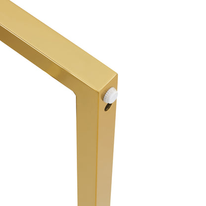 2 Sets of Nordic-Style Black Bar Stools | Square Design with Golden Metal Legs for a Sleek And Comfortable Look, Designed to Meet Diverse Product Needs, Metal Material, Assembled