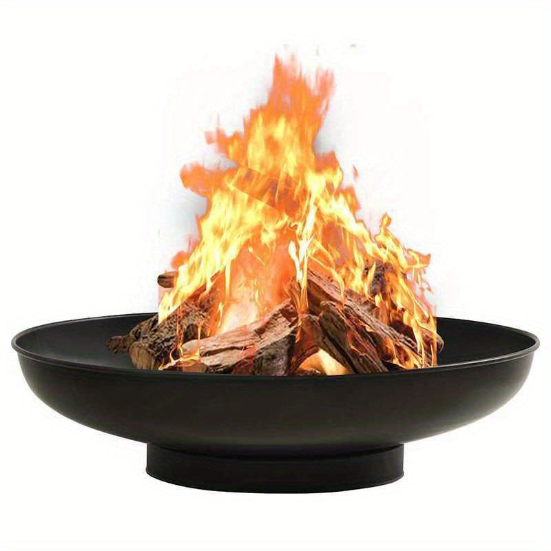 Vuurschaal – Ronde Vuurschaal – Buitenhaard – Vuurkorf – Terrasverwarmer – 80 Cm Diameter – Hoogwaardig Staal - QUORE