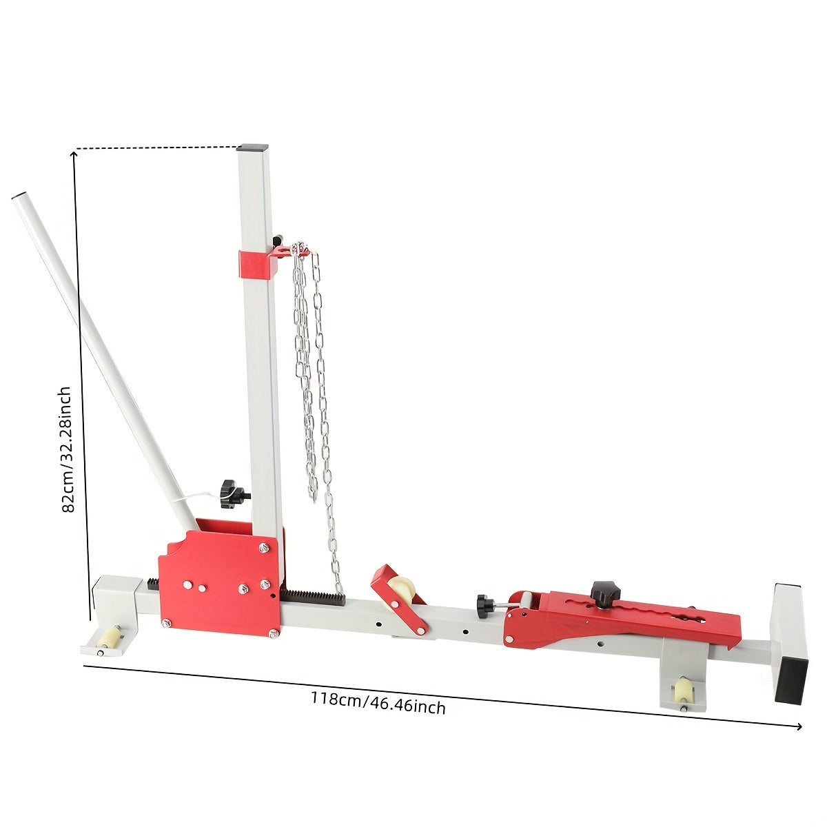 Dellenlifter – Dellenverwijderaar – Carrosseriereparatie Tool – Auto Deukentrekker – PDR Gereedschap – Carbonstaal – Maximale Trekkracht 450 kg – Hoogte Instelbaar 100-800 mm