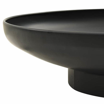 Vuurschaal – Ronde Vuurschaal – Buitenhaard – Vuurkorf – Terrasverwarmer – 80 Cm Diameter – Hoogwaardig Staal - QUORE
