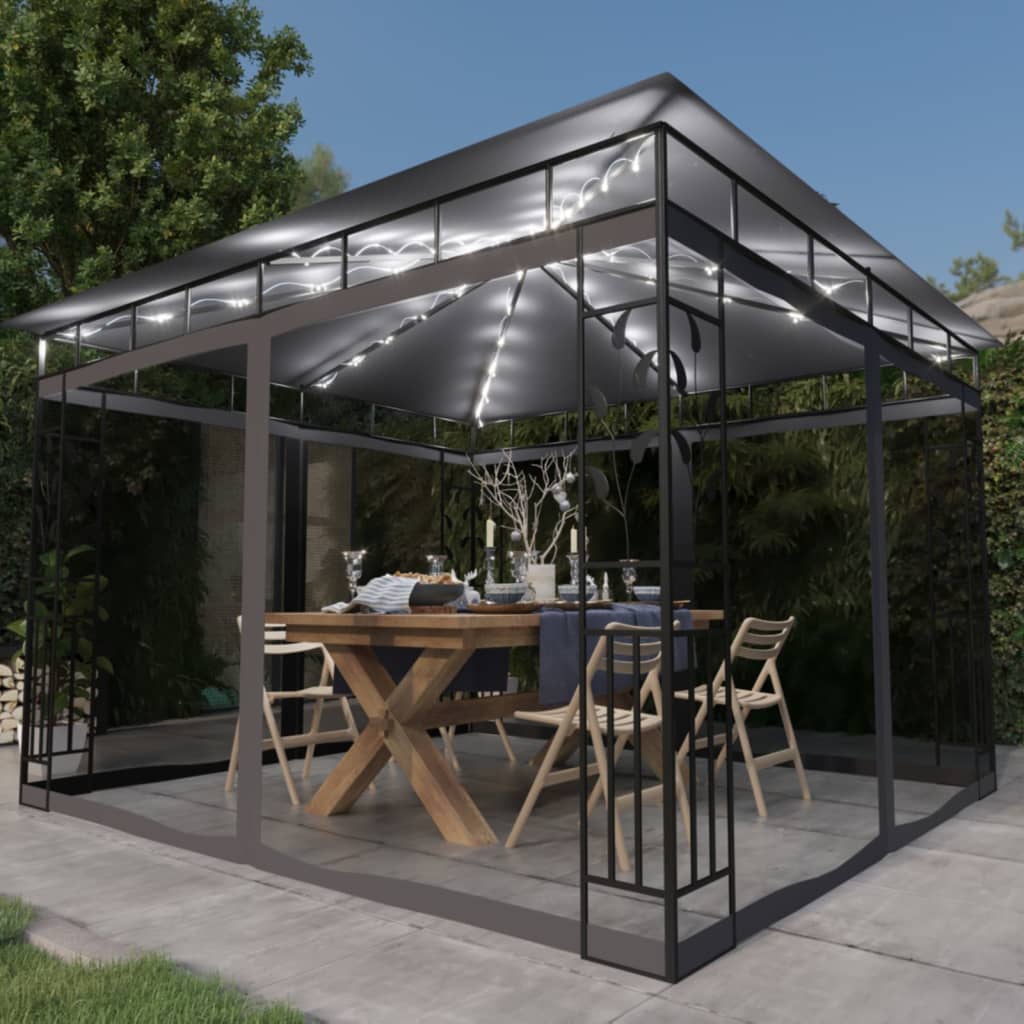 Vidaxl Awning with Light Slinger Awnings with Light Slingers Canopy