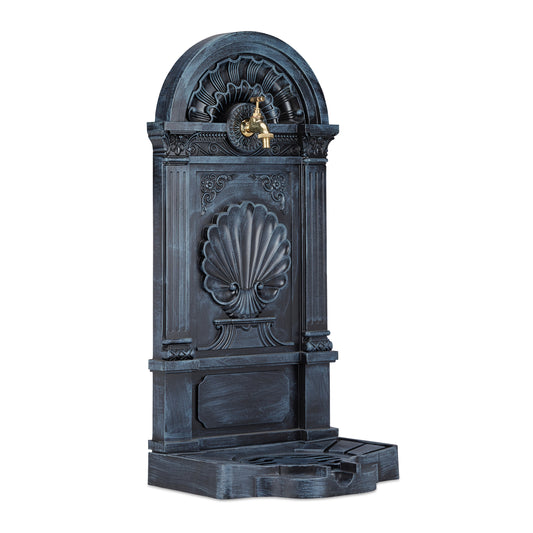 Fontein Tuin – Tuinfontein – Waterornament – Buitenkraan – Wastafel – Aluminium Duurzaam – Compact 83 cm Hoog
