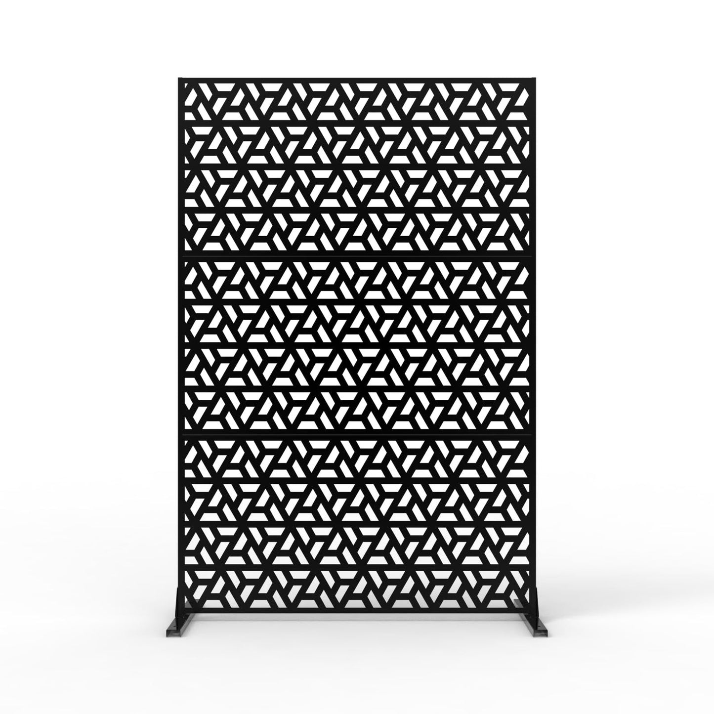 1pc Durable Outdoor Privacy Screen Panel | Galvanized Steel Sheet for Enhanced Privacy and Weather Resistance, Hard Type by HUFY