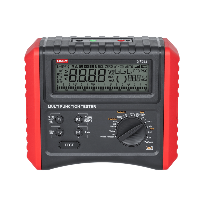 Multimeter – Spanningsmeter – Meetinstrument – Multitester – Weerstandsmeter – Isolatieweerstand Tot 1000 MΩ – Foutlusimpedantie Meting 0,05-2000 Ω