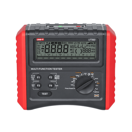 Multimeter – Spanningsmeter – Meetinstrument – Multitester – Weerstandsmeter – Isolatieweerstand Tot 1000 MΩ – Foutlusimpedantie Meting 0,05-2000 Ω