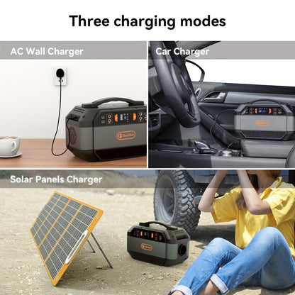 Powerbank – Draagbare Powerstation – Energie-opslag – Mobiele Oplader – Noodstroomvoorziening – 330W Continu Vermogen – 78.000 mAh Lithium Batterij – 230V Zuivere Sinusgolf Uitgang