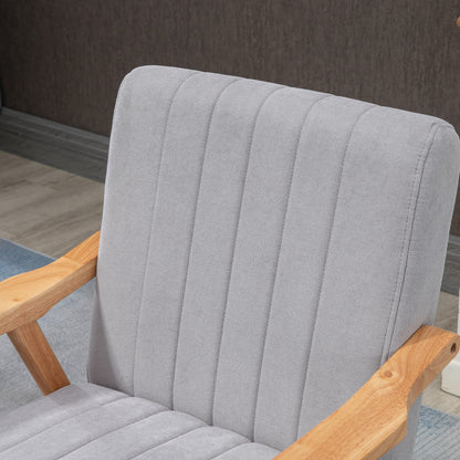 Eetkamerstoel – Stoel – Kuipstoel – Houten Stoel – Designstoel – Scandinavisch Design – Fluwelen Bekleding – Massief Houten Poot – 120 Kg Draagvermogen – 68x74x82 cm – Natuurlijk Hout & Grijs