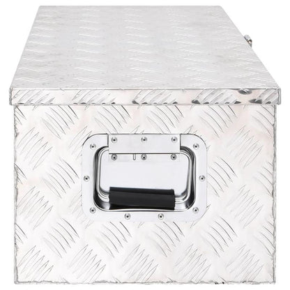 Gereedschapskist – Gereedschapskoffer – Toolbox – Opbergkist – Opbergbox – Aluminium – 80 x 39 x 30 cm – Duurzaam en Veilig afsluitbaar
