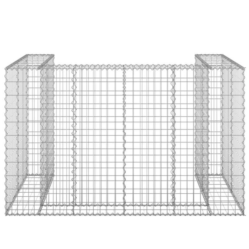 Afvalbak – Prullenbak – Afvalemmer – Vuilnisbak – Afvalcontainer – Gegalvaniseerd Staal – Groot Formaat 180x100x110 cm