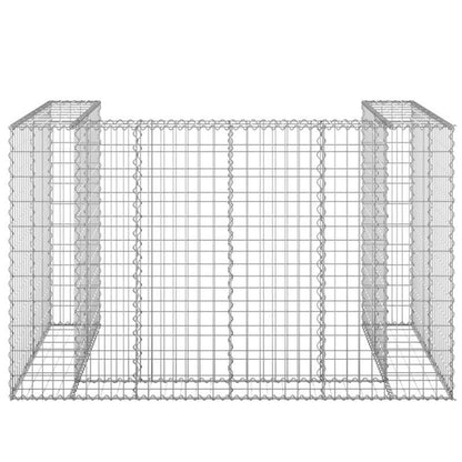 Afvalbak – Prullenbak – Afvalemmer – Vuilnisbak – Afvalcontainer – Gegalvaniseerd Staal – Groot Formaat 180x100x110 cm