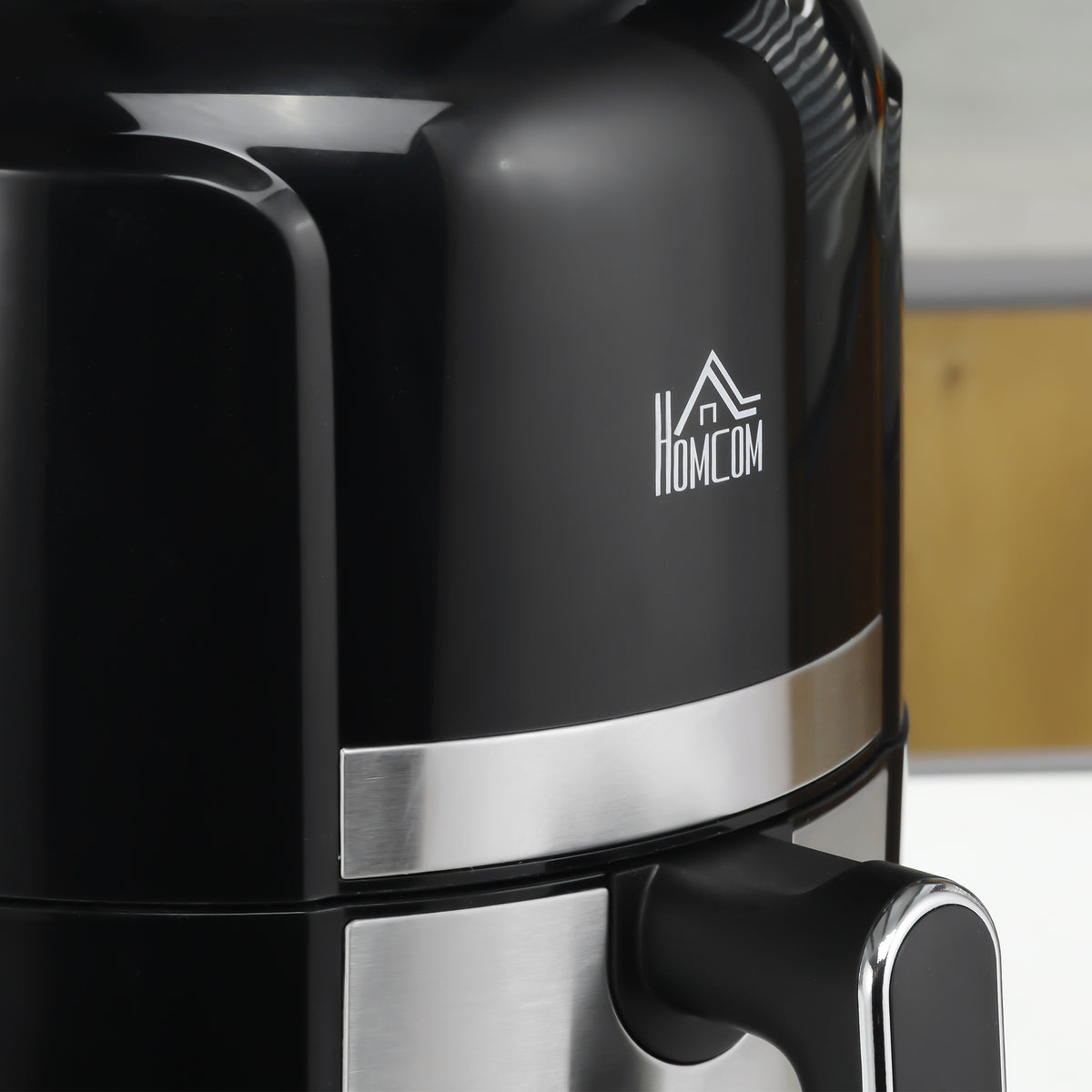 4L Heteluchtfriteuse – Airfryer – Luchtfriteuse – Friteuse Zonder Olie – Digitale Airfryer – 12 Voorinstellingen – Temperatuurinstelling 80-200°C – Antiaanbaklaag – Zwart