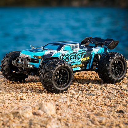 RC Auto – Bestuurbare Auto – RC Truck – Afstandsbestuurbare Auto – 1:16 Schaal – Brushless Motor 4000KV – Dual Batterijen – 75 km/h – 4WD