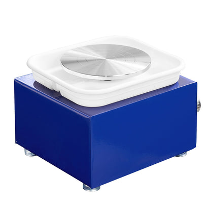 Draaibank Keramiek – Pottenbakkersschijf – Boetseerschijf – Pottenbakmachine – Keramiekschijf – 30W Motor – 2 Diameter Werkoppervlak 6,5 en 10 cm