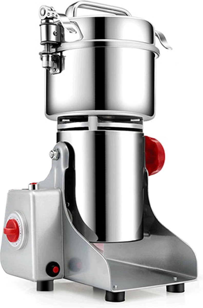Professionele Elektrische Graanmolen - Spice Grinder - Kruidenmolen - Kruiden Maler - RVS - 2500W - 800 gram