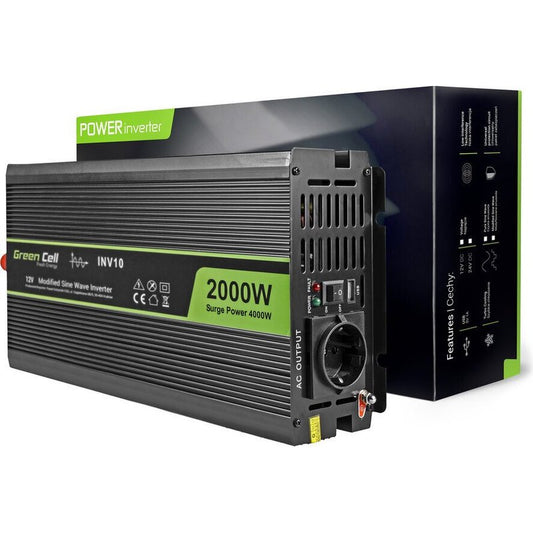 Green Cell Inverter Converter INV10 12V-230V 2000W/4000W