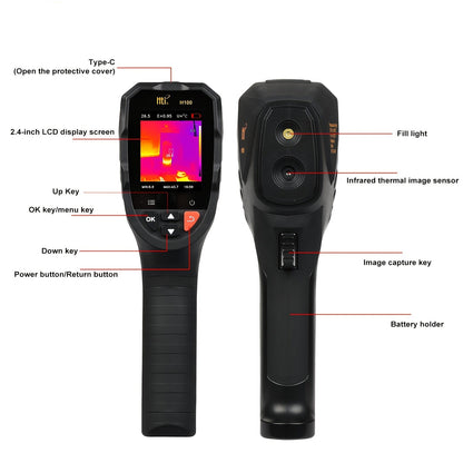 Warmtebeeldcamera – Thermische Camera – Infraroodcamera – Thermograaf – Warmtebeeldsensor – Draagbaar Design – 96x96 IR Resolutie & Oplaadbare Lithiumbatterij