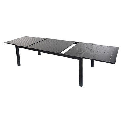 Uitbreekbare Tuin Tafel – Uitschuifbare Balkon Tafel – Inklapbare Buiten Tafel – Aluminium Tuinmeubel – Weerbestendig – 160-240 cm Uitbreidbaar Antraciet
