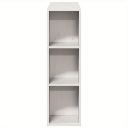 Bedhoofdbord – Hoofdeinde – Hoofdbord – Bedhoofdeinde – Opberghoofdbord – Massief Grenenhout – 90 cm Breed – Met Opbergruimte en Witte Afwerking