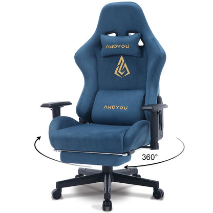 Draaistoel – Lounge Stoel – Bureaustoel – Fauteuil – Zithoek Stoel – Zachte Pluche Bekleding – 360 Graden Draaibaar