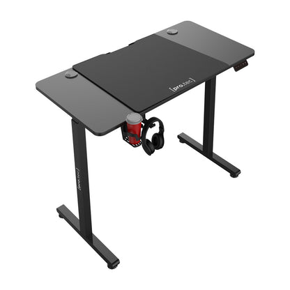 Verstelbaar Bureau – Zit Sta Bureau – Elektrisch Hoogtebureau – Werkplek Op Maat – Wit 160x75 cm – Traploos Verstelbaar 72-117 cm – Geheugenfunctie Met Kabelmanagement