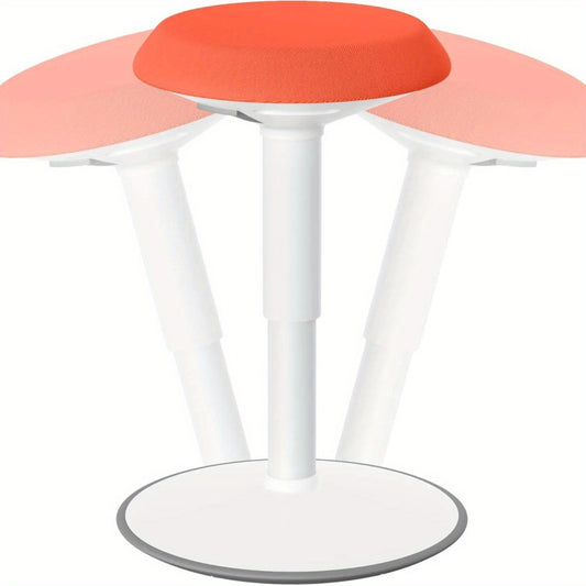 Kappersstoel – Werkstoel – Salonstoel – Draaistoel – Zadelkruk – Verstelbare Zithoogte 54-79 cm – Comfortabel Schuimkussen & Antislip TPE Basis