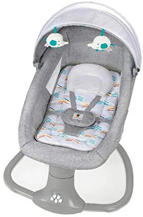 Automatische Wieg - Elektrische Wieg - Zelf bewegende Wieg - Elektrische ledikant - Babybedje - Schommelwieg - Smartwieg - Baby Zitje - Verstelbaar - Timer - Veiligheidsriem - Klamboe - Hemeltje - Hoofdkussen - Afstandsbediening - Audiosysteem