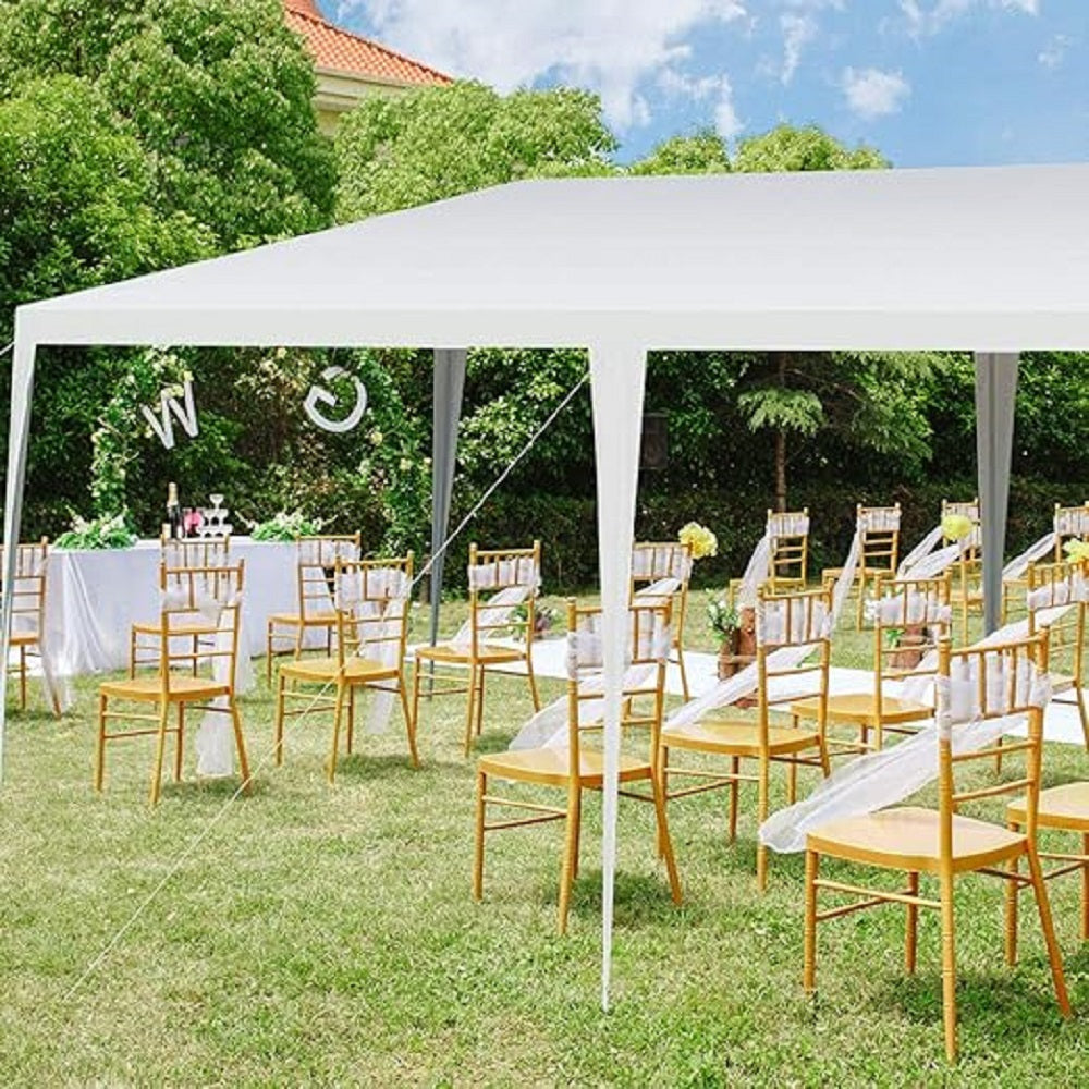 Buitenluifel Tunnel – Muurloze Tent – Tuinluifel – Schaduwdoek – Kampeertent – Ruime Luifel 298x596 cm – UV Bescherming en Sterk Oxford Stof