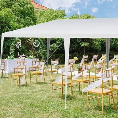 Buitenluifel Tunnel – Muurloze Tent – Tuinluifel – Schaduwdoek – Kampeertent – Ruime Luifel 298x596 cm – UV Bescherming en Sterk Oxford Stof