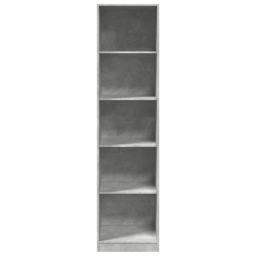 Kledingkast – Garderobekast – Kleerkast – Opbergkast – Dichte Kast – Betonlook – Compact 50x50x200 cm – Hoogwaardig Verwerkt Hout