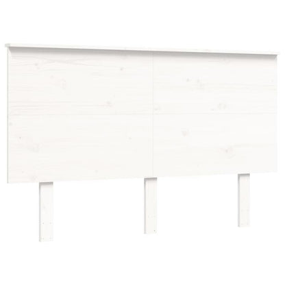 Bed Frame Without Materasso Bianco 120x200cm Wood Massello Pino Removable and durable