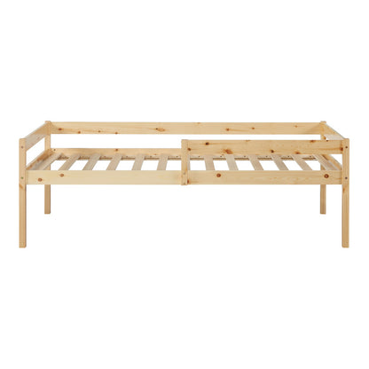 Dubbel Kinderbed – Stapelbed – Uitschuifbaar Bed – Kinderbed Met Laden – Bed Met Opbergruimte – 90x200 cm – Massief Dennenhout Natuurlijk