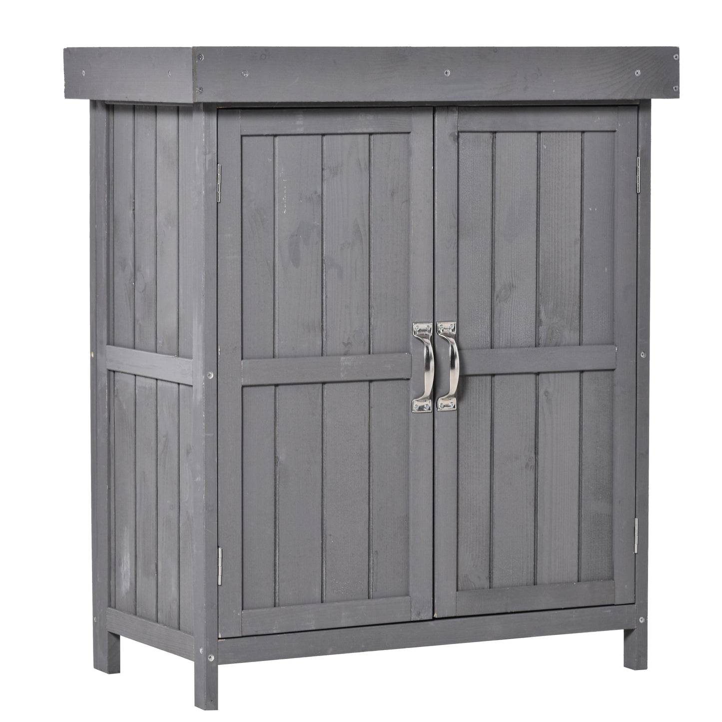 Tuinkast – Tuinkastje – Tuinschuur – Tuinberging – Buitenkast – Massief Vurenhout – Waterafstotend Dak Met Bitumenlaag – Compact 74x43x88 cm