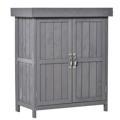 Tuinkast – Tuinkastje – Tuinschuur – Tuinberging – Buitenkast – Massief Vurenhout – Waterafstotend Dak Met Bitumenlaag – Compact 74x43x88 cm