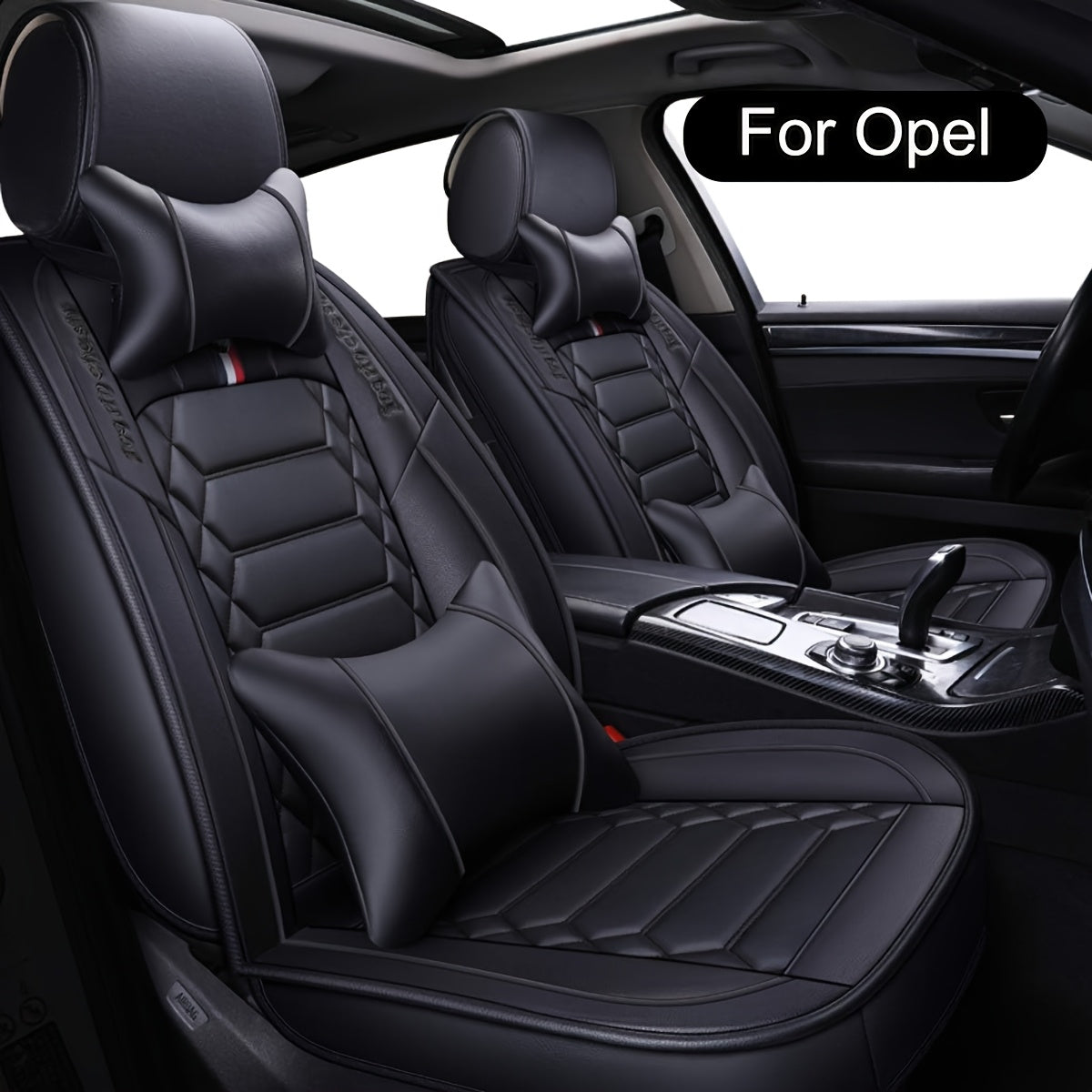Autostoelhoezen – Stoelhoezen Auto – Zitbeschermer – Kuiphoezen – Universele Autostoelhoes – Complete Set 5 Zits – PU Leer Met Schuimvulling – Eenvoudige Installatie