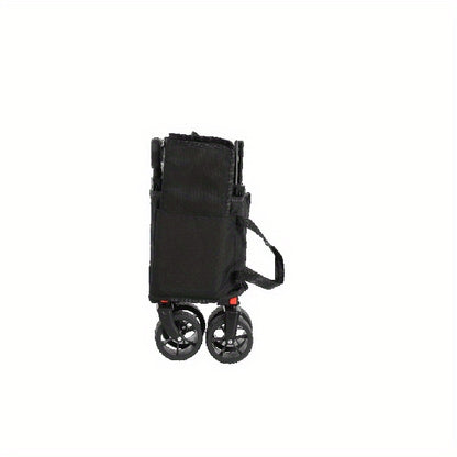 Opvouwbare Bolderwagen – Vouwkar – Transportwagen – Trolley – Bolderkar – Stevig Stalen Frame – Grote All Terrain Wielen