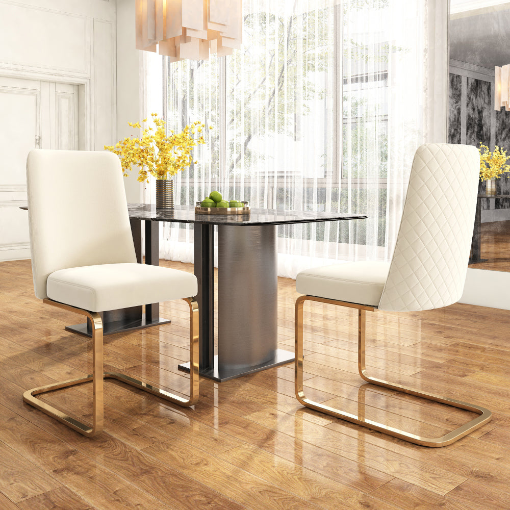 Fauteuil – Velvet Stoel – Lounge Stoel – Zithoek Meubel – Slaapkamerstoel – Diamantvormige Rugleuning – Luxe Stof – Zilverkleurig Metalen Frame