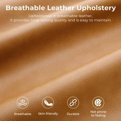 220.98 cm Sofa Couch for Living Room Faux Leather Loveseat, Apartment, Lounge, Offi