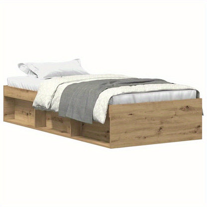 Bed frame without Mattress Oak Artigianale 100x200cm Practical, removable, suitable for all seasons