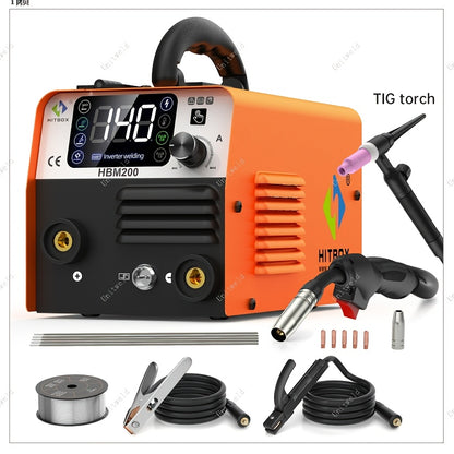 Lasapparaat – MIG Lasmachine – Elektrode Lasser – TIG Lasapparaat – Inverter Lasmachine – 3-in-1 Multifunctioneel – Compact En Draagbaar – 200A Max Lasstroom
